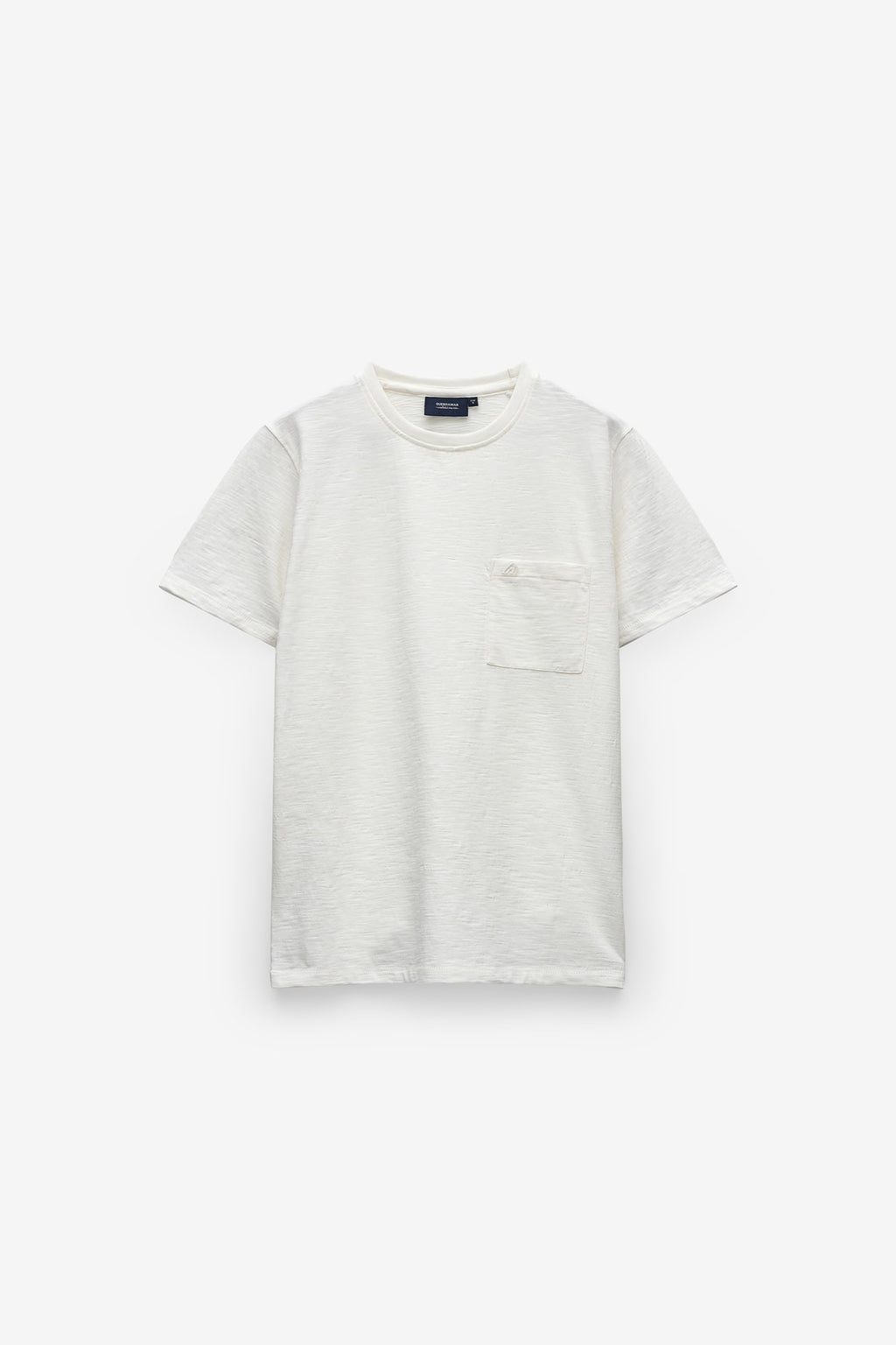 CAMISETA SLUB CON BOLSILLO