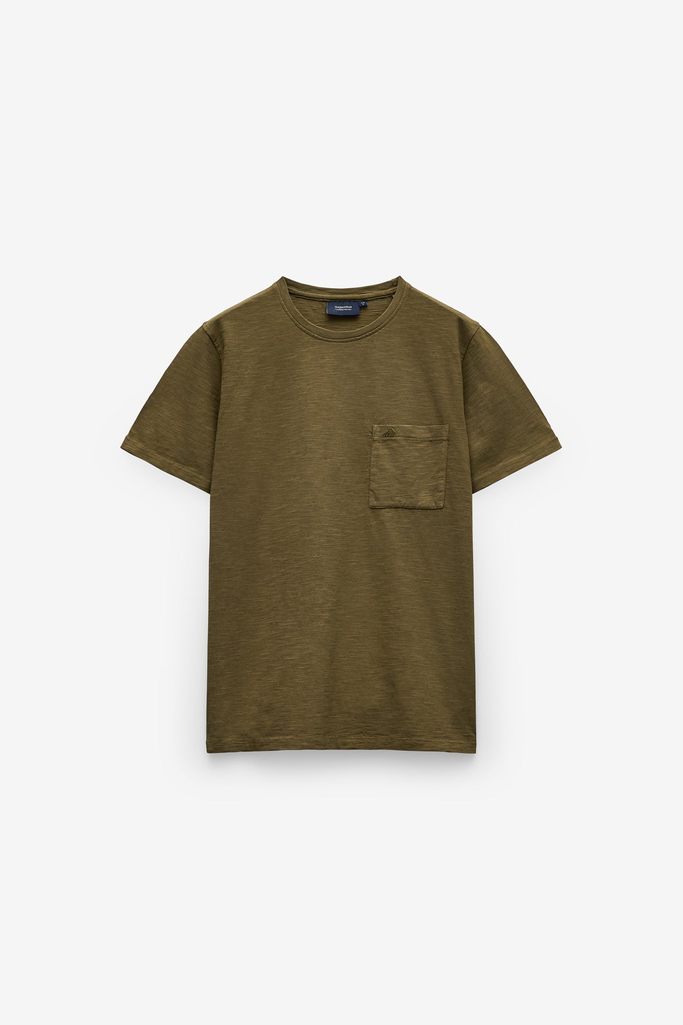 T SHIRT EM SLUB COM BOLSO