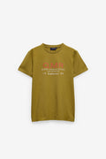T-SHIRT COM PRINT E ETIQUETA