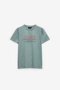 T-SHIRT COM PRINT E ETIQUETA