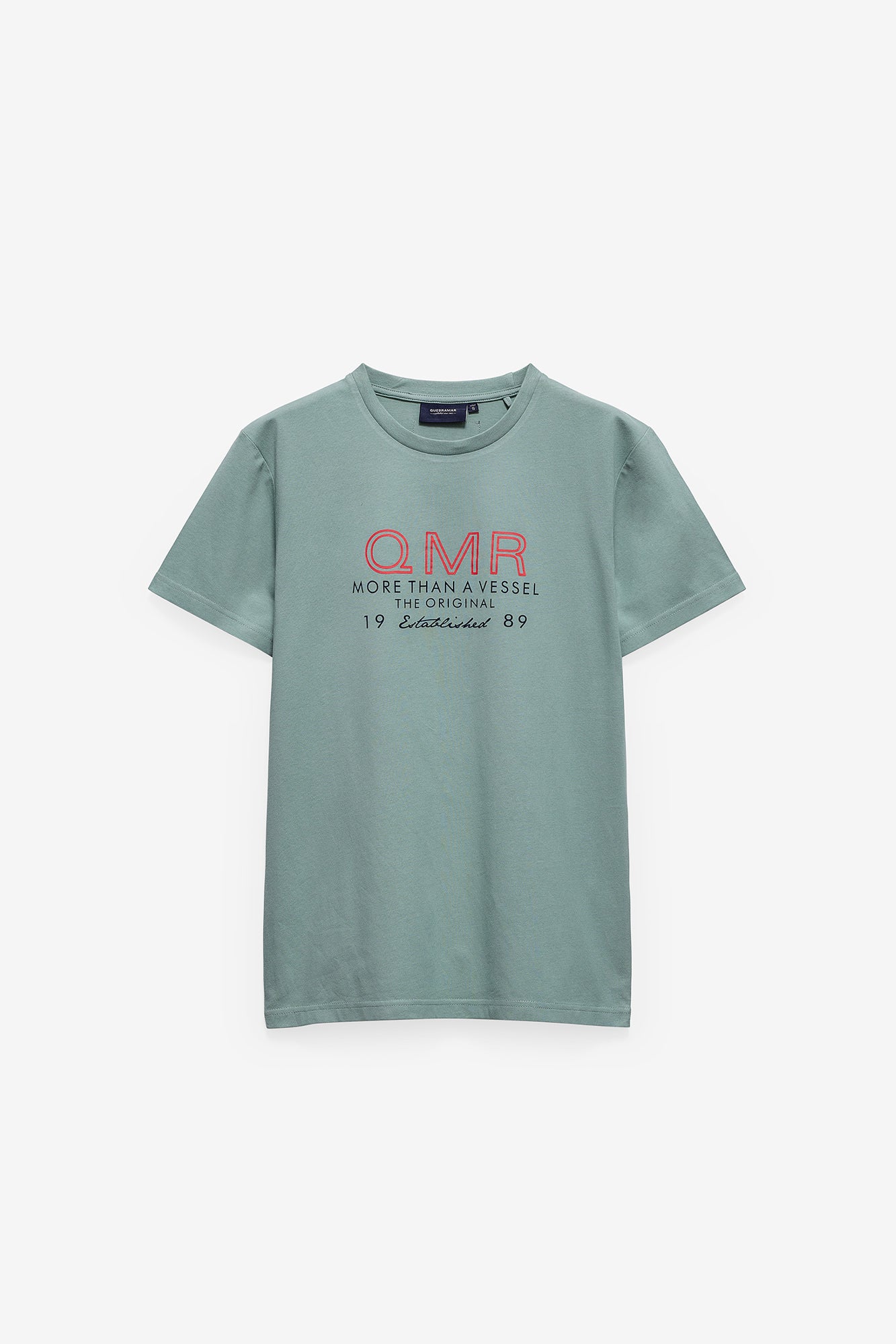 T-SHIRT COM PRINT E ETIQUETA