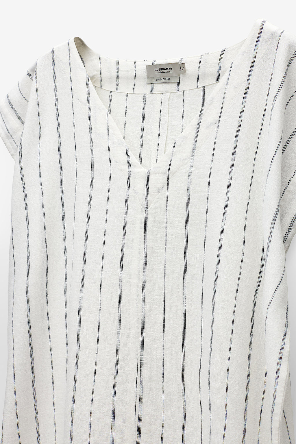 TÚNICA LOOSE FIT DE LINO A RAYAS