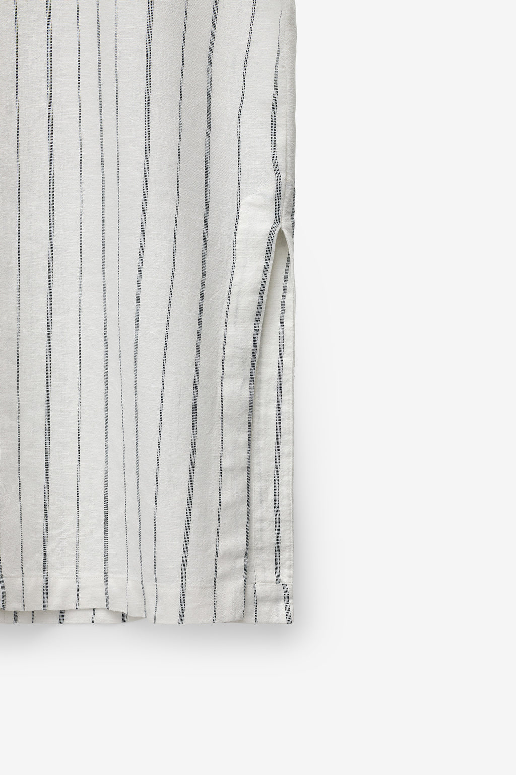 TÚNICA LOOSE FIT DE LINO A RAYAS