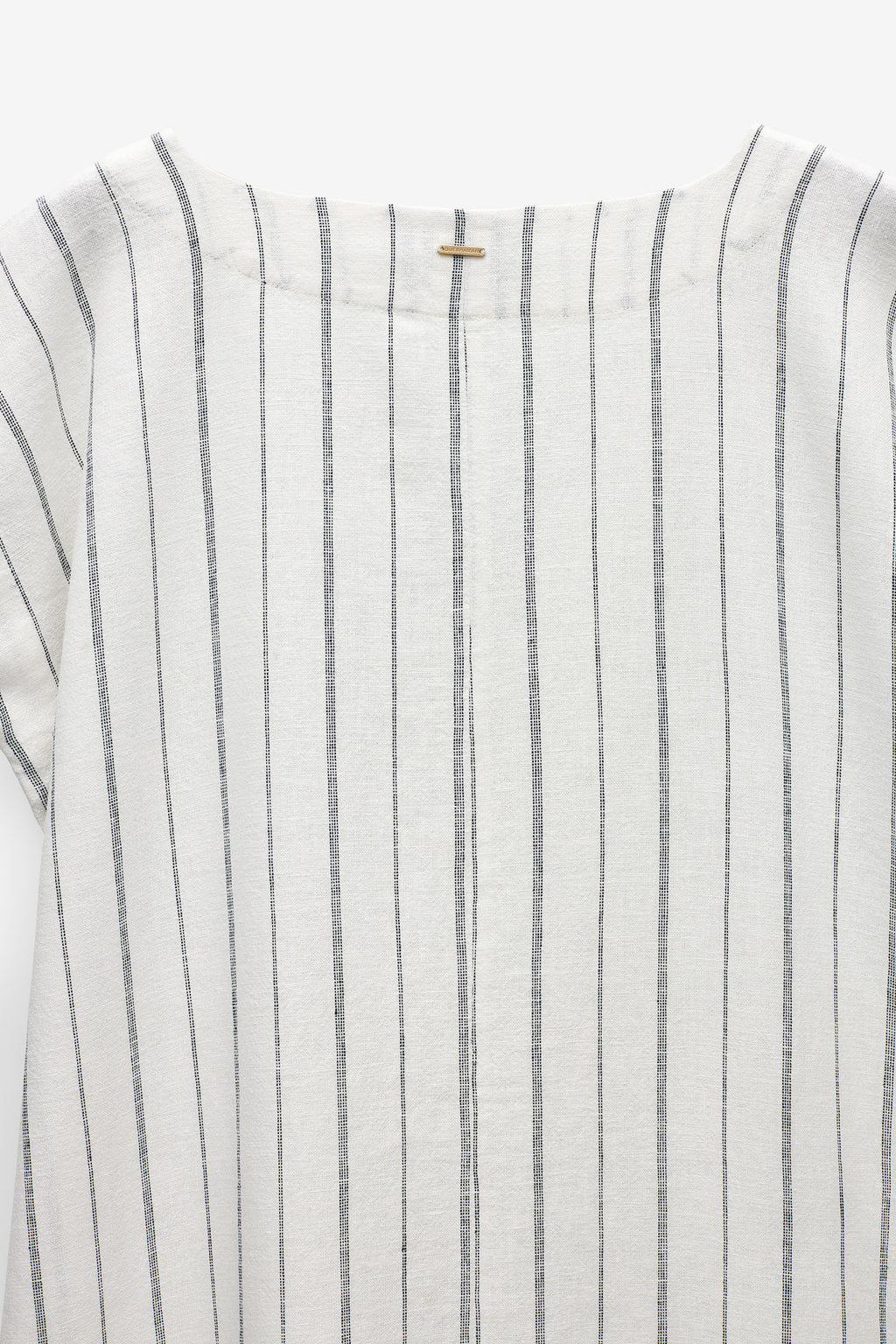 TÚNICA LOOSE FIT DE LINO A RAYAS
