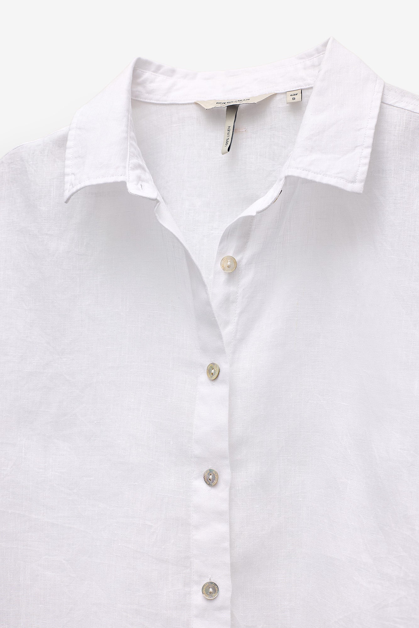 CAMISA 100% LINHO MANGA CURTA