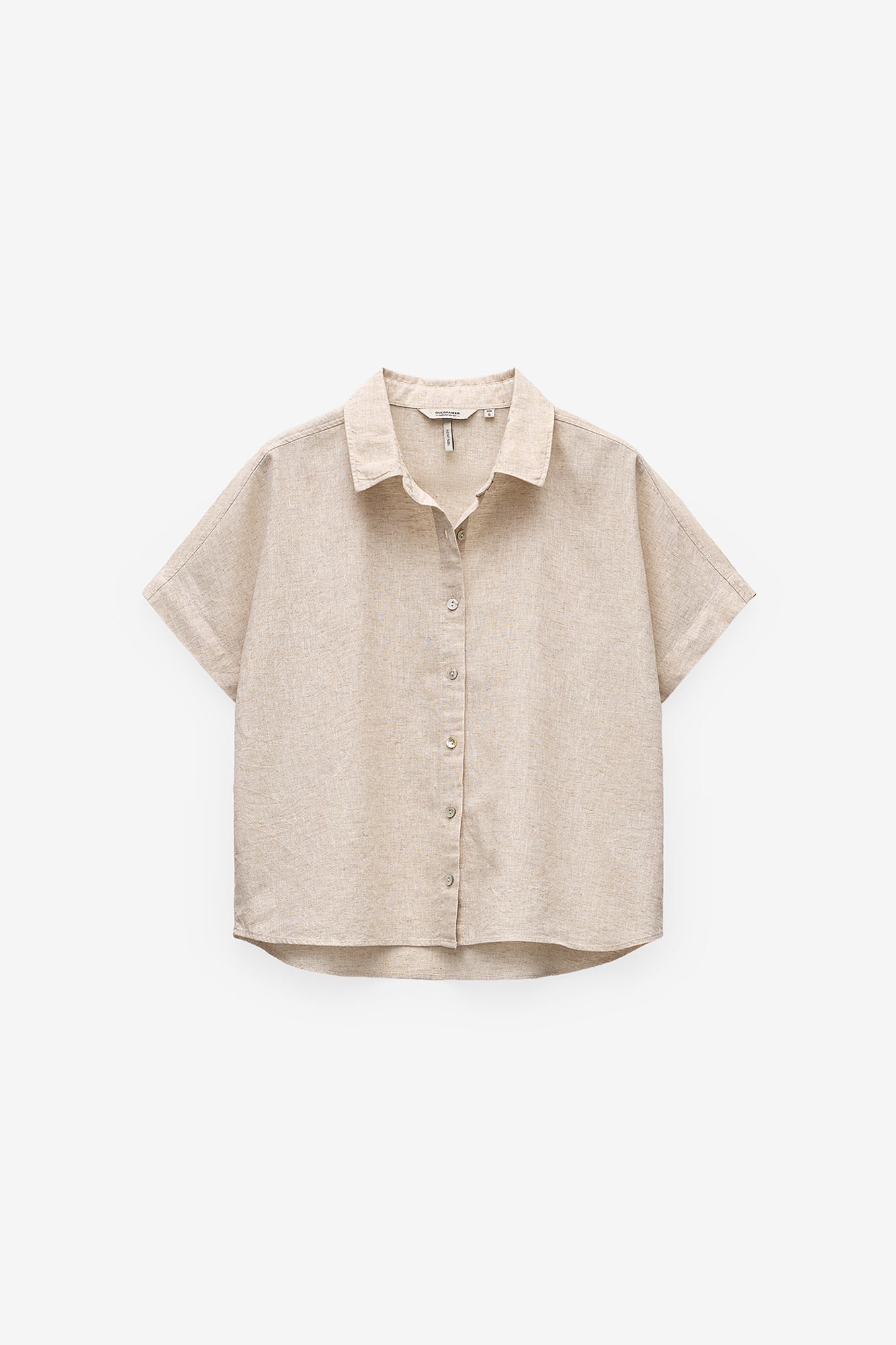 CAMISA 100% LINHO MANGA CURTA