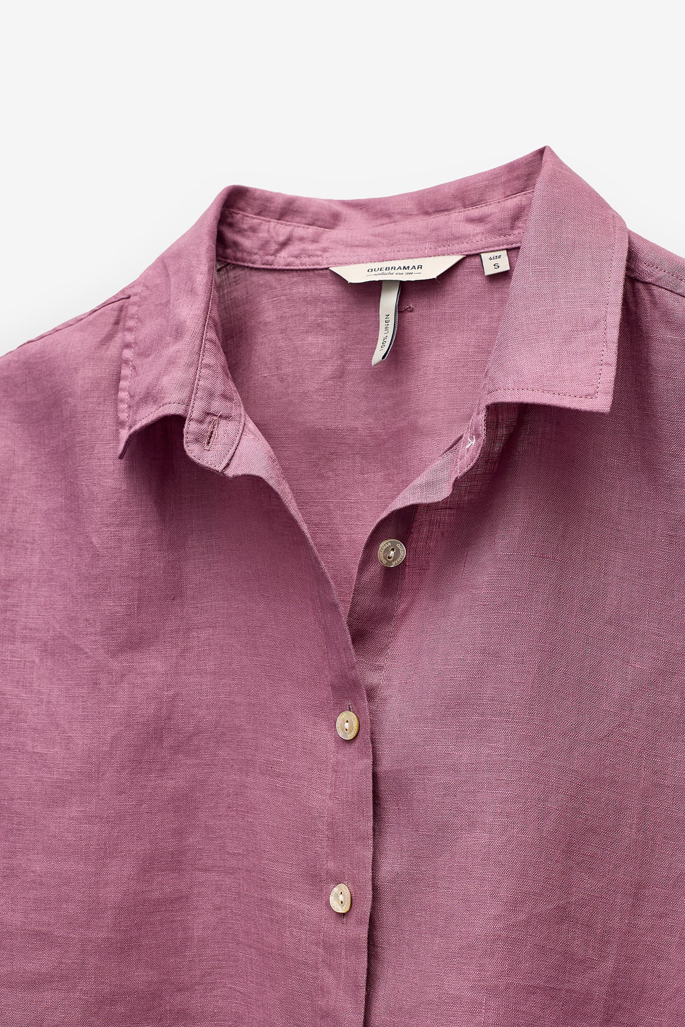 CAMISA 100% LINHO MANGA CURTA
