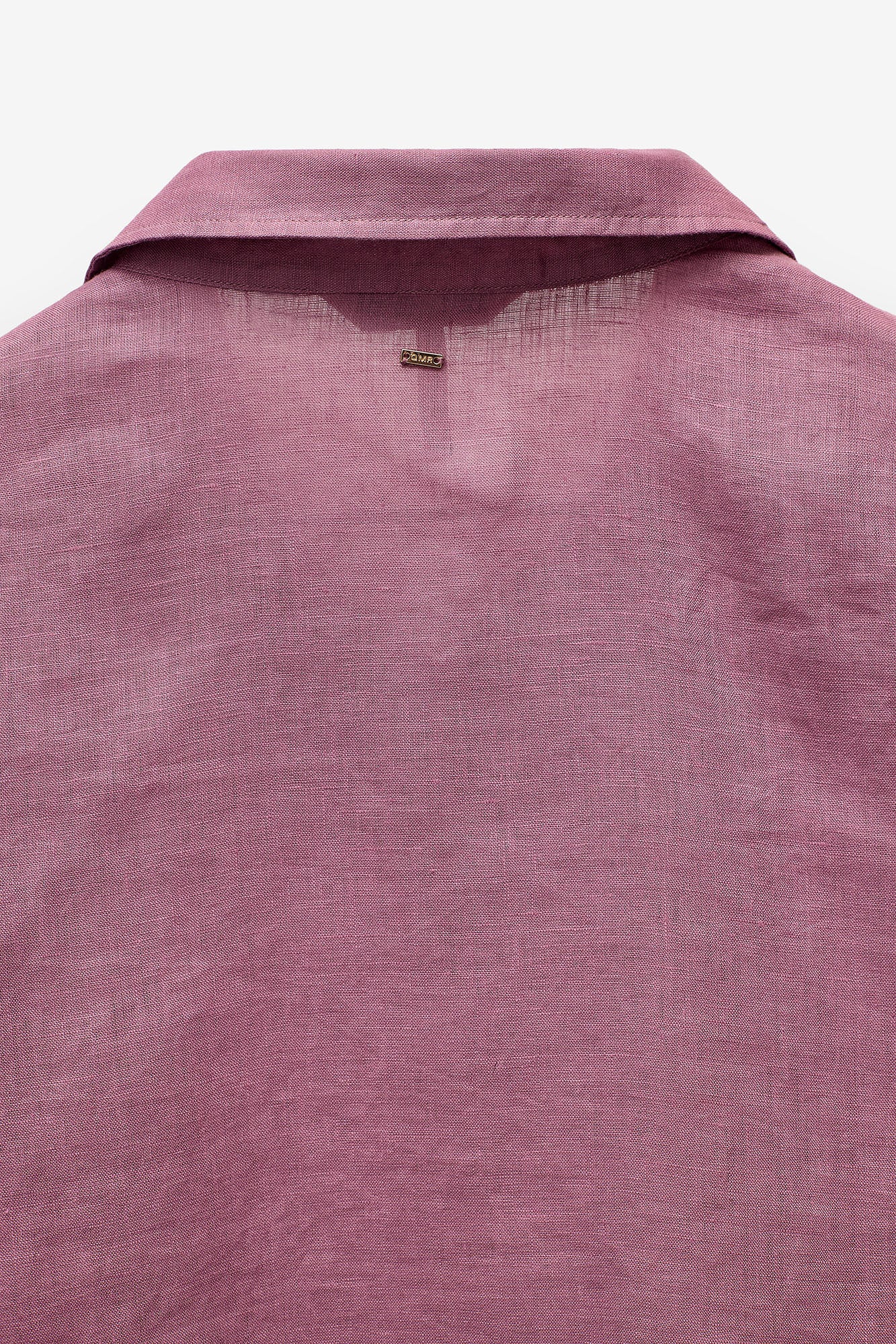 CAMISA 100% LINHO MANGA CURTA