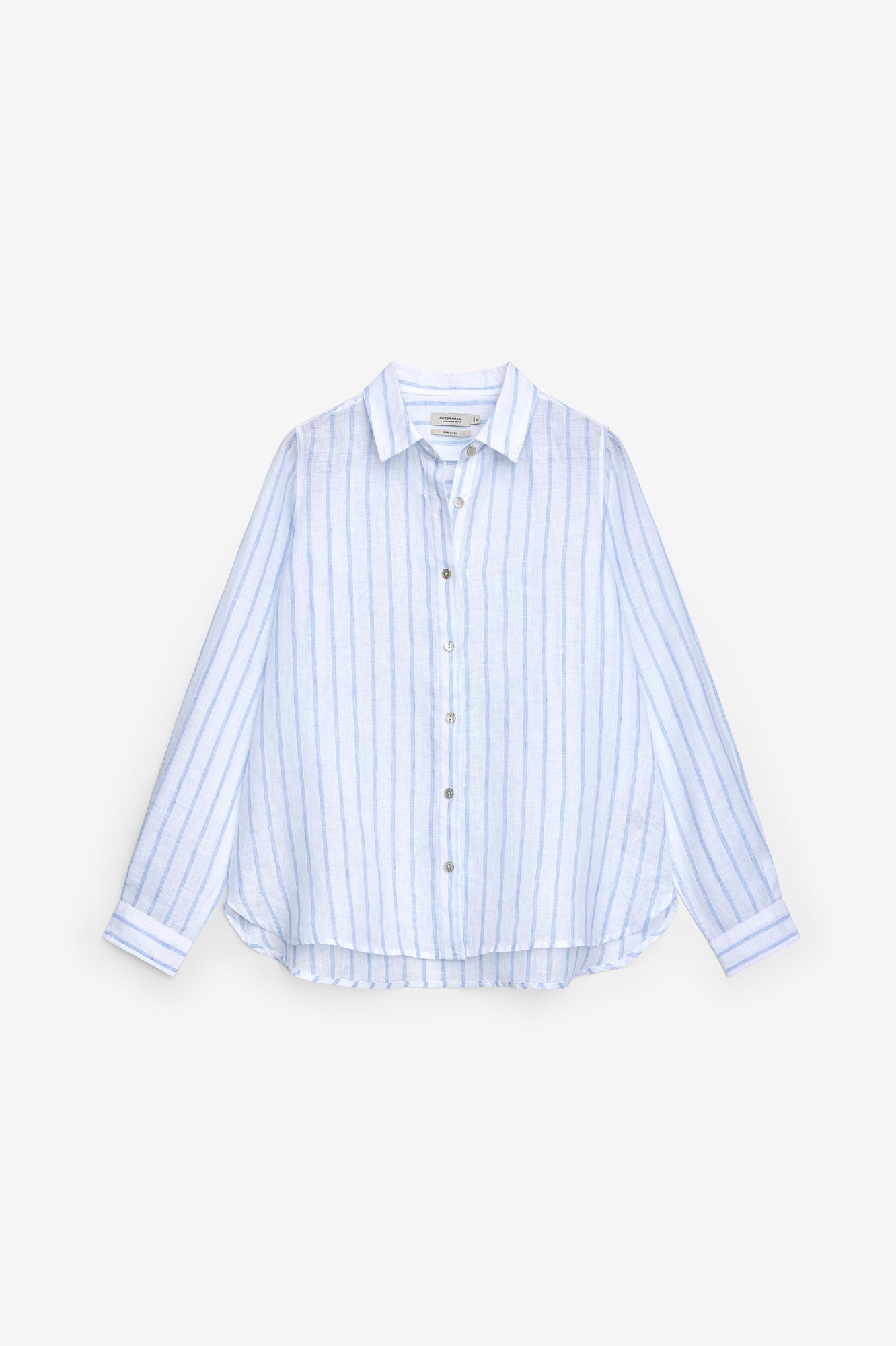 CAMISA DE LINHO COM RISCAS