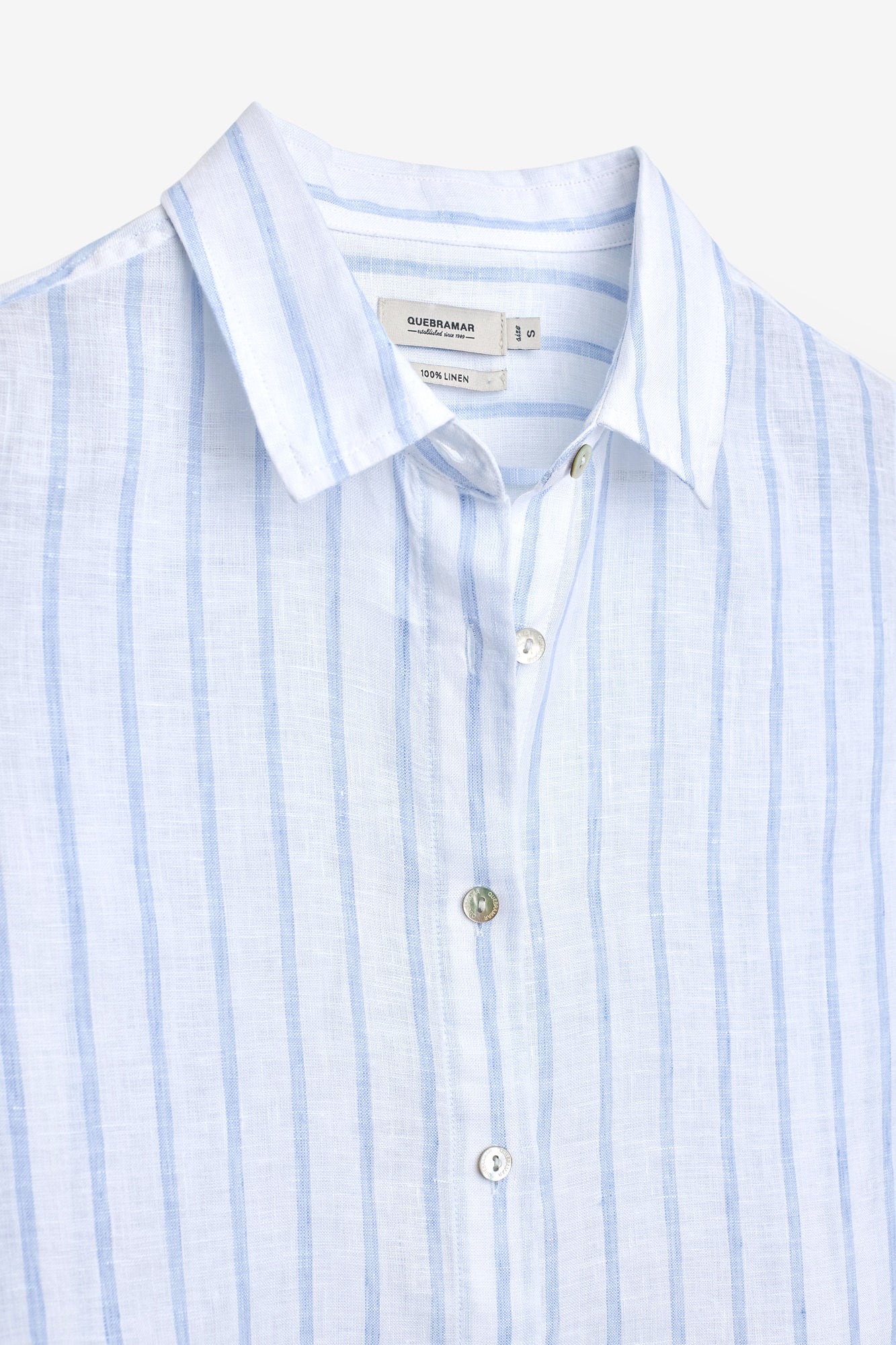CAMISA DE LINHO COM RISCAS