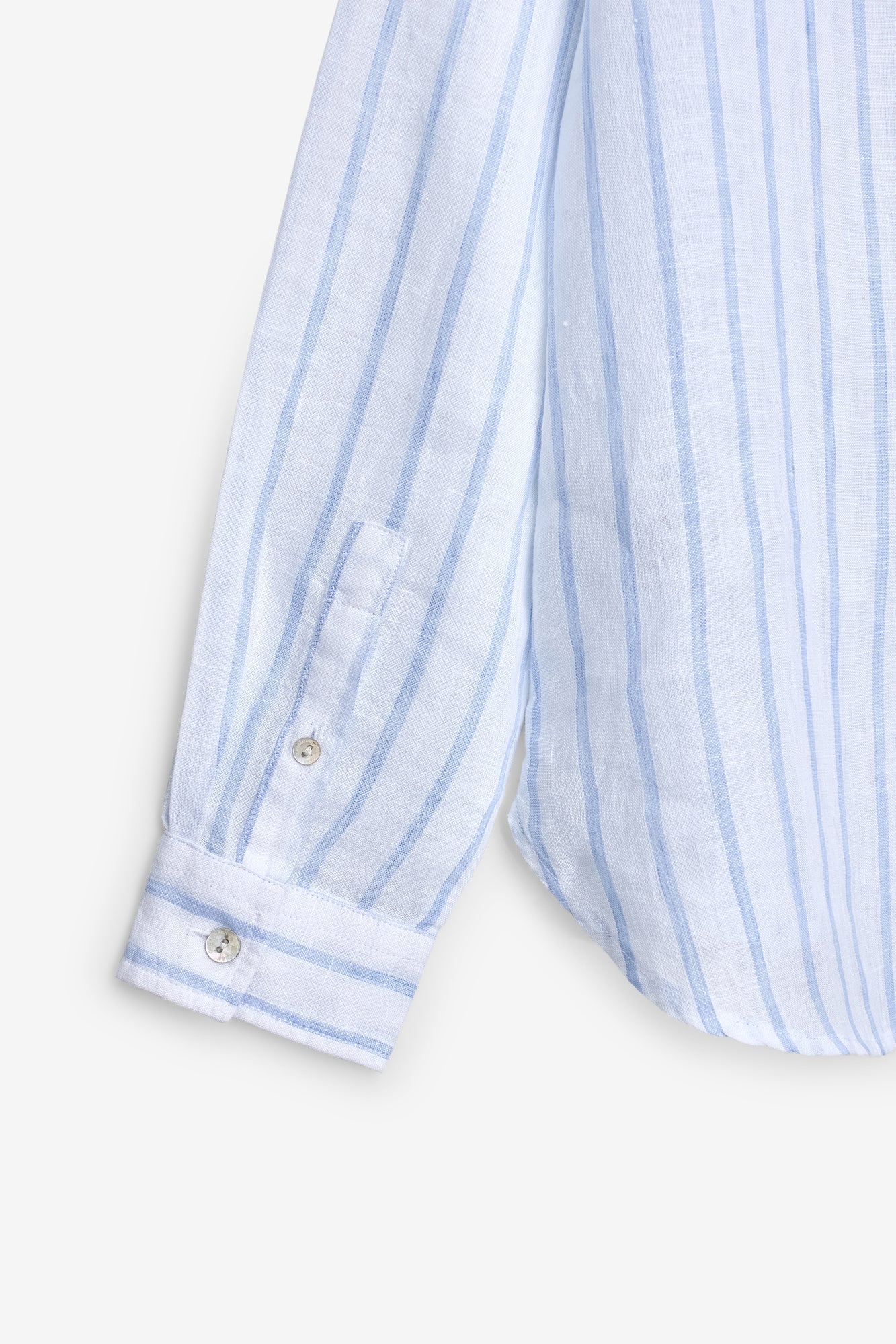 CAMISA DE LINHO COM RISCAS