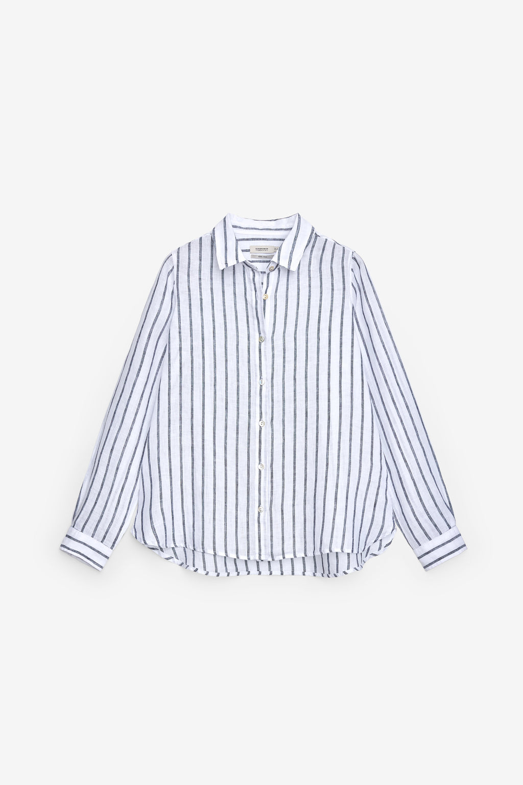 CAMISA DE LINHO COM RISCAS