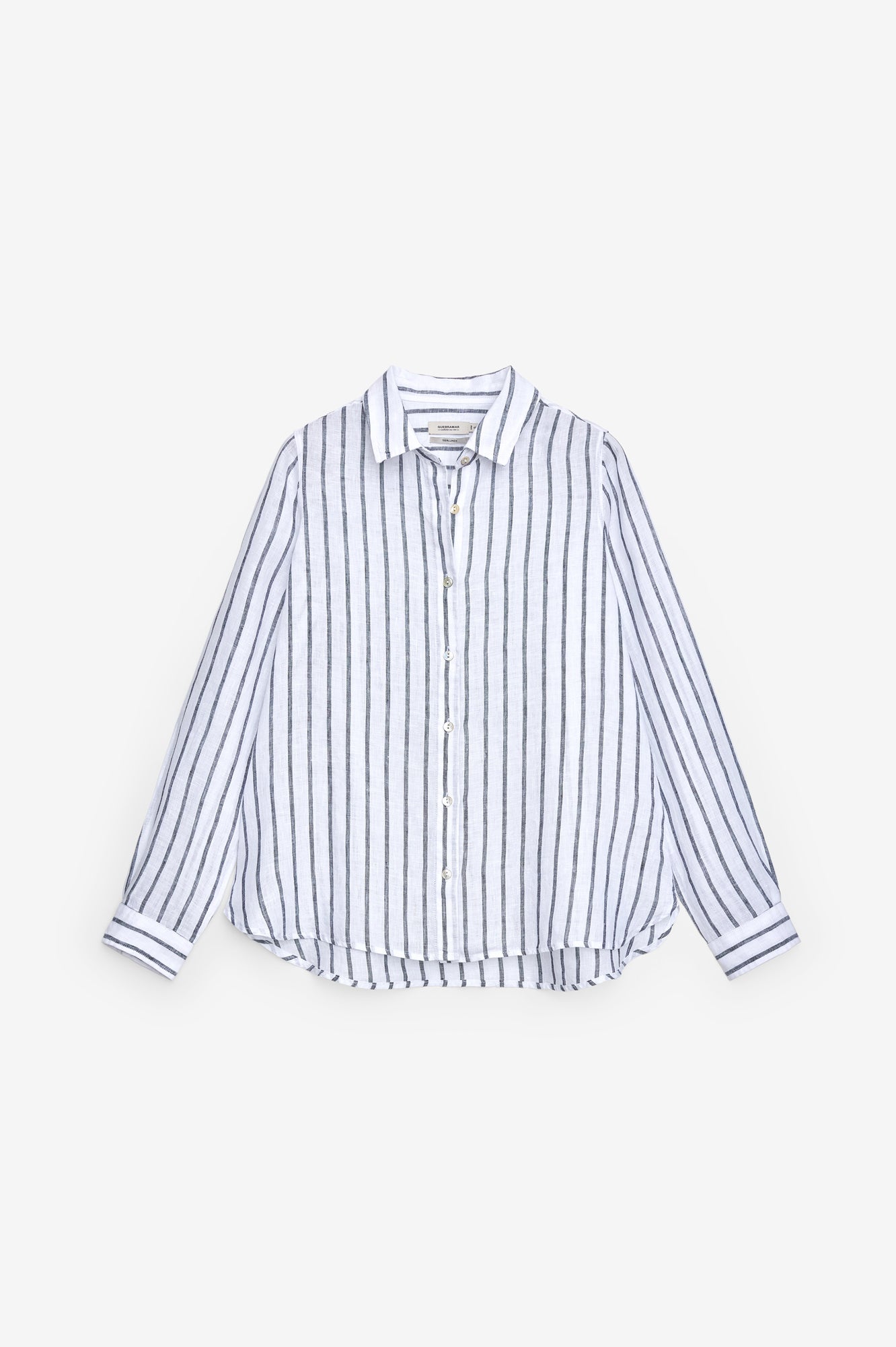 CAMISA DE LINHO COM RISCAS