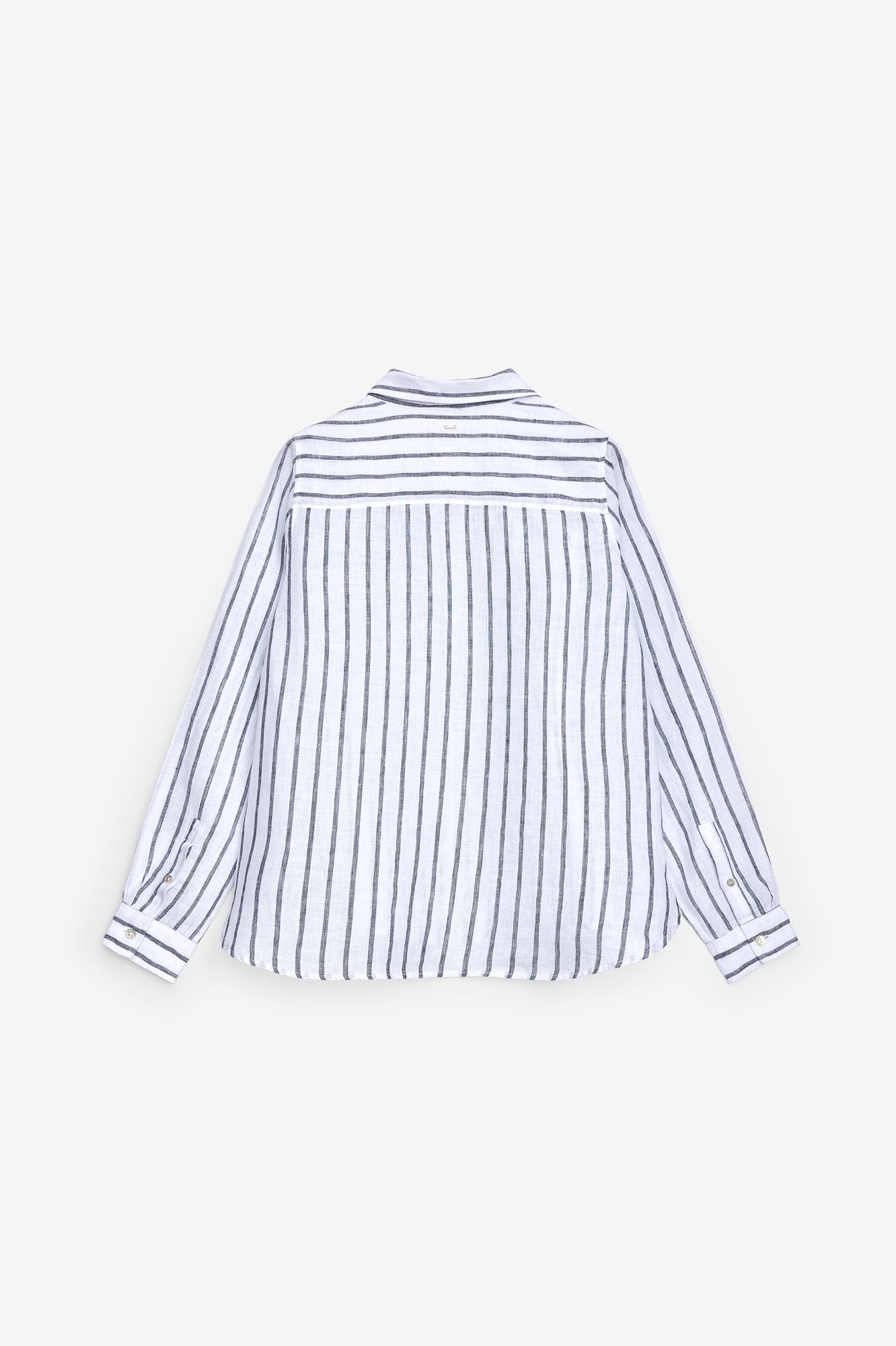 CAMISA DE LINHO COM RISCAS