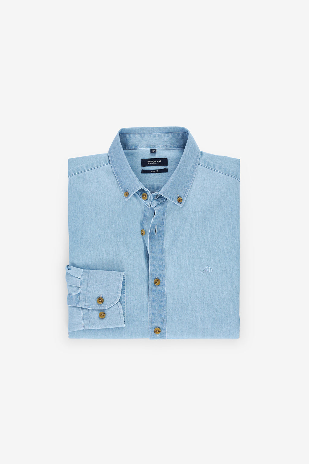 CAMISA SLIM FIT DE DENIM LIGERO