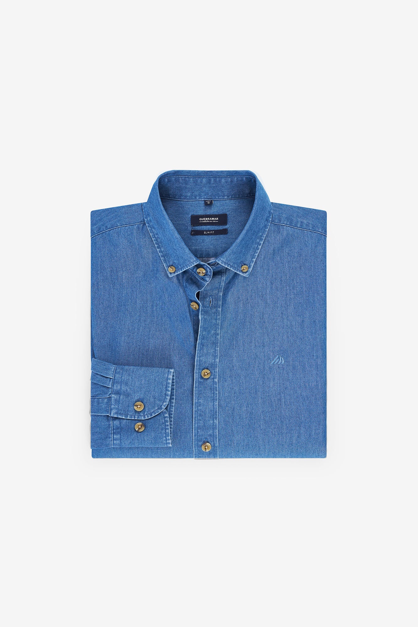 CAMISA SLIM FIT EM GANGA LEVE