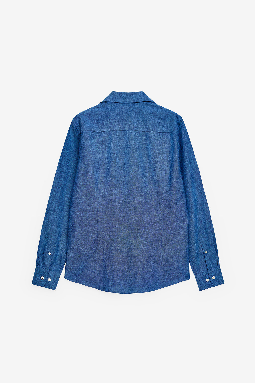 CAMISA BÁSICA EM ALGODÃO E LINHO