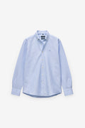 CAMISA BÁSICA OXFORD ÀS RISCAS
