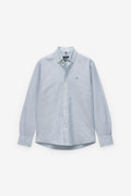 CAMISA BÁSICA OXFORD ÀS RISCAS