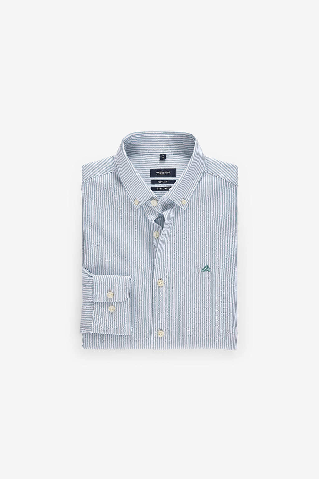 CAMISA BÁSICA OXFORD ÀS RISCAS