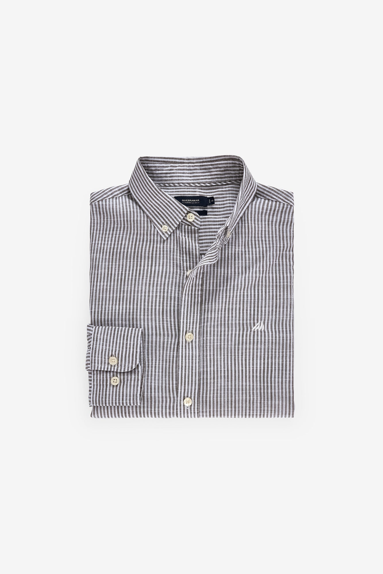 CAMISA COM EFEITO SLUB EM ALGODÃO