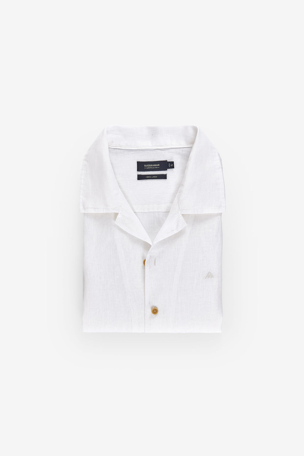 CAMISA MANGA CURTA BÁSICA 100% LINHO