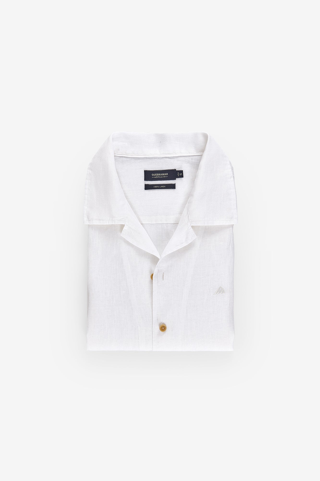 CAMISA MANGA CURTA BÁSICA 100% LINHO