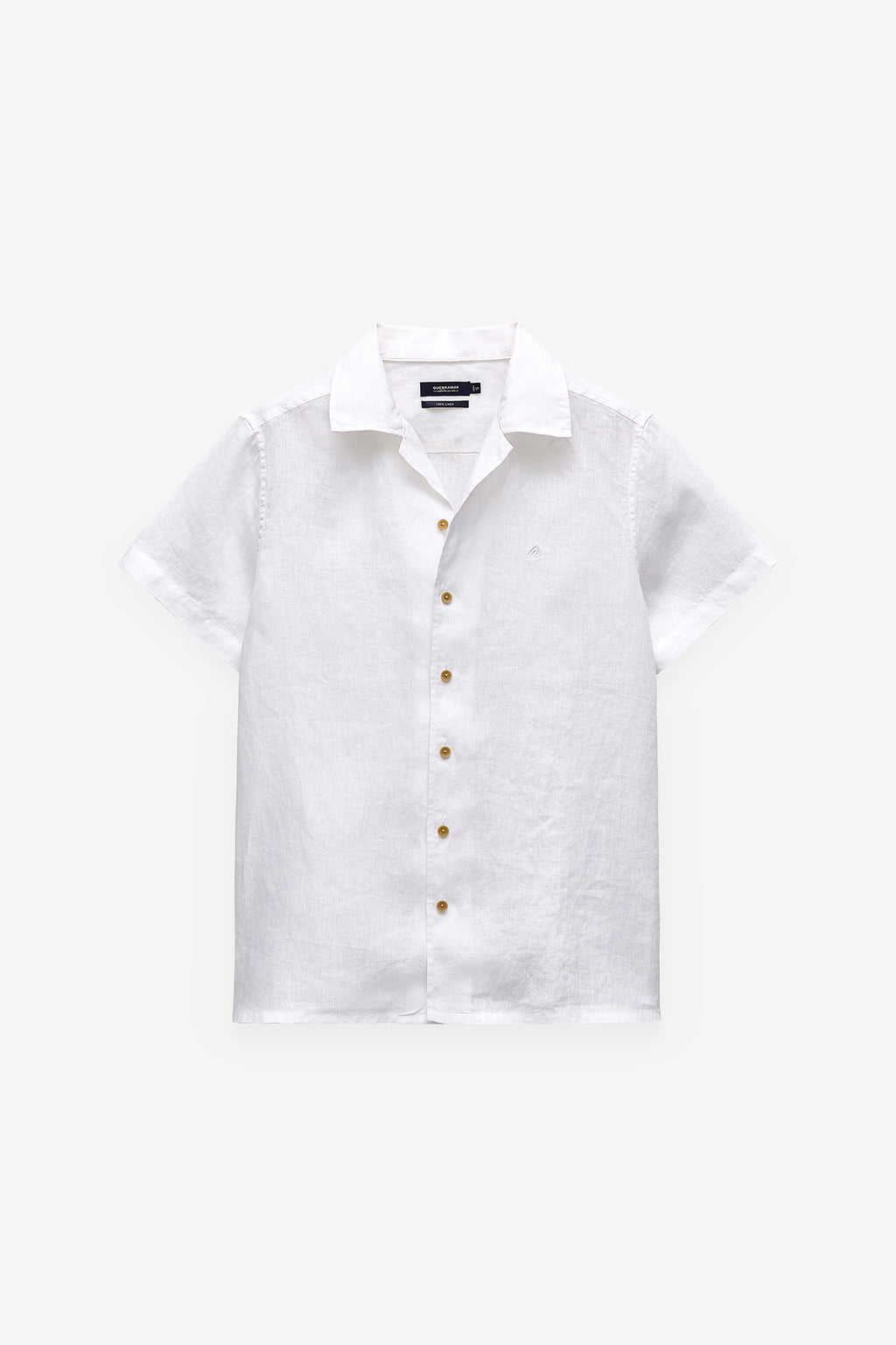 CAMISA MANGA CURTA BÁSICA 100% LINHO