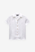 CAMISA MANGA CURTA BÁSICA 100% LINHO