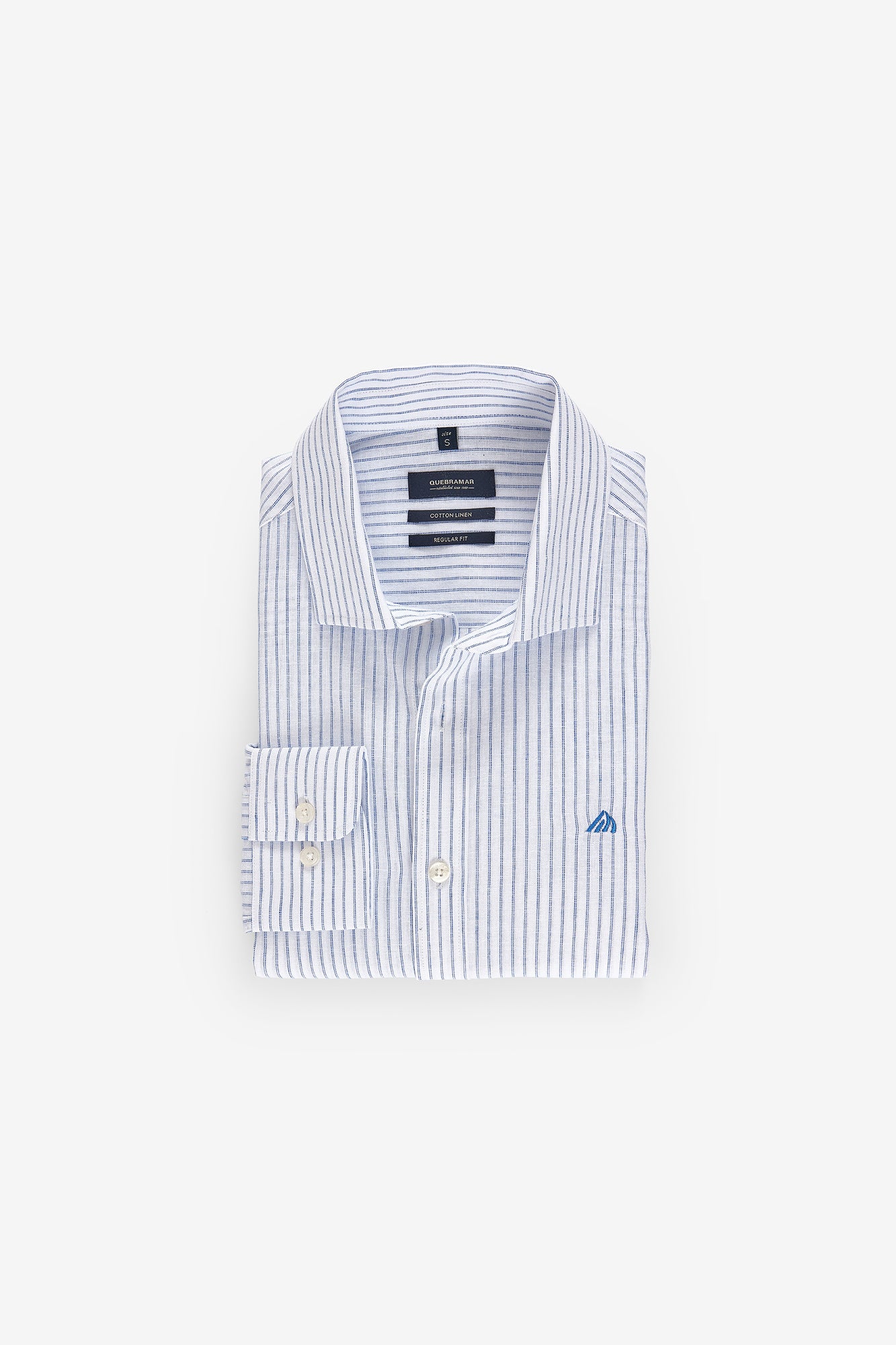 CAMISA RISCA DUPLA EM ALGODÃO E LINHO