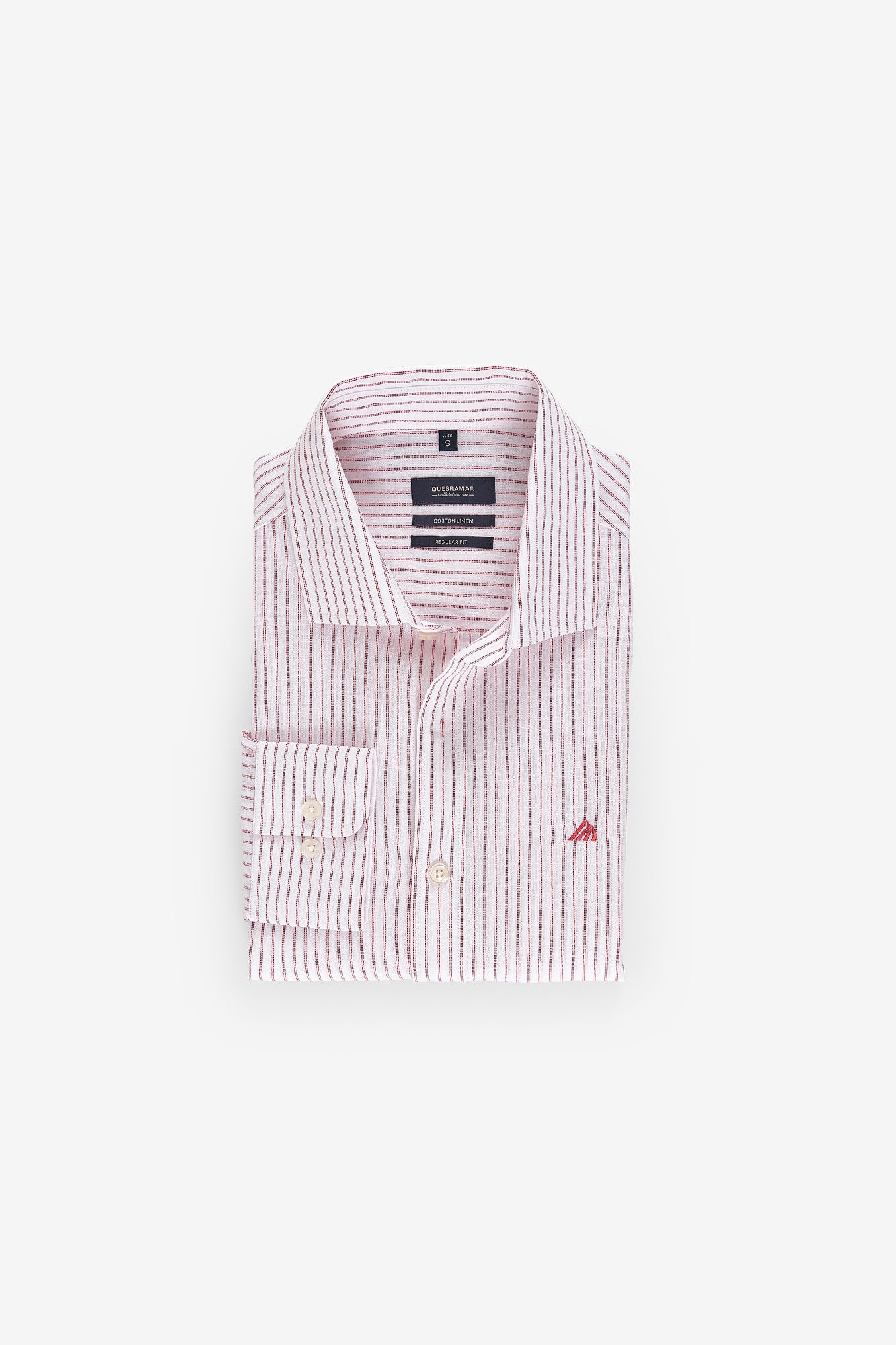 CAMISA RISCA DUPLA EM ALGODÃO E LINHO