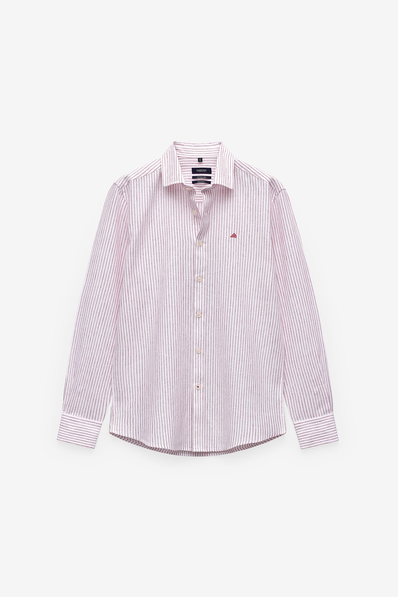 CAMISA RISCA DUPLA EM ALGODÃO E LINHO