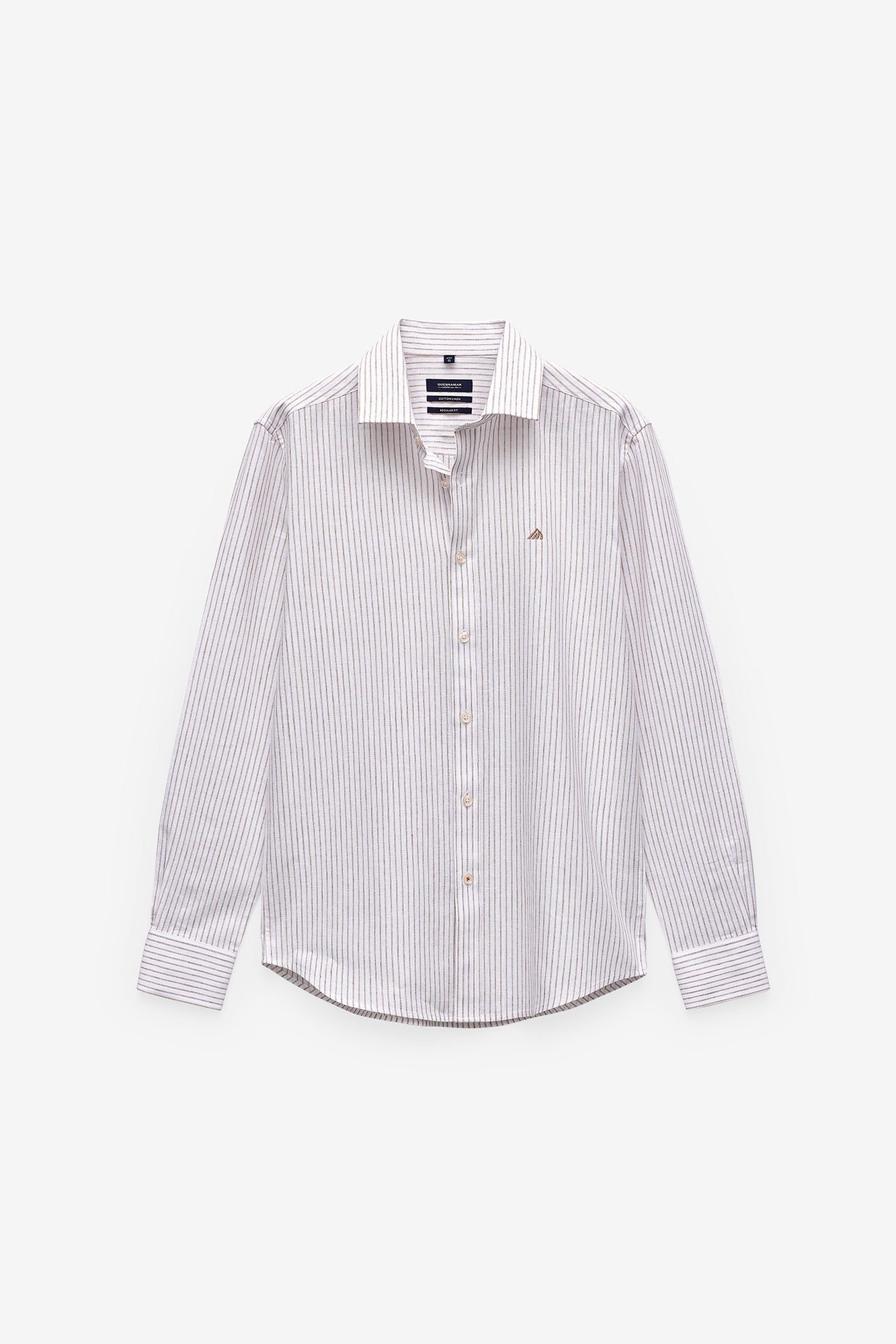 CAMISA RISCA DUPLA EM ALGODÃO E LINHO
