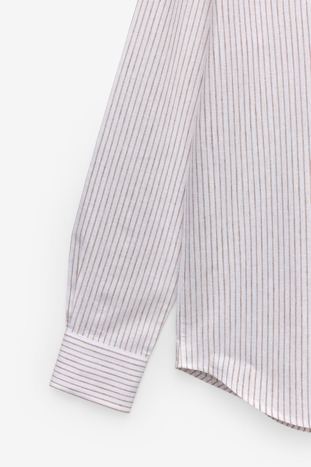 CAMISA RISCA DUPLA EM ALGODÃO E LINHO