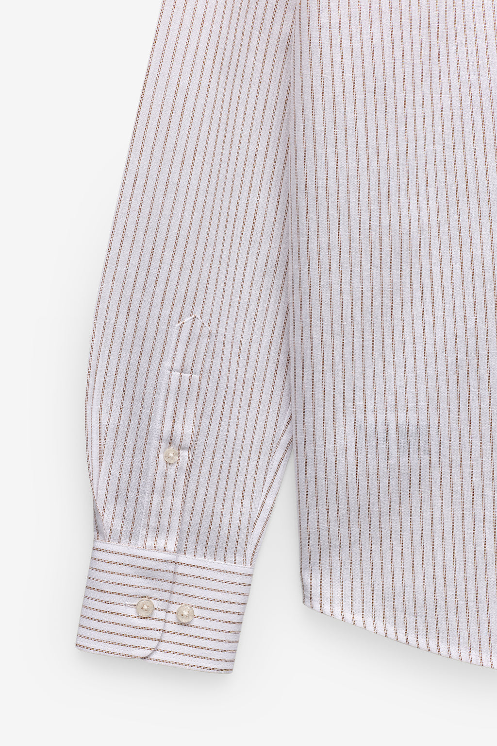 CAMISA RISCA DUPLA EM ALGODÃO E LINHO
