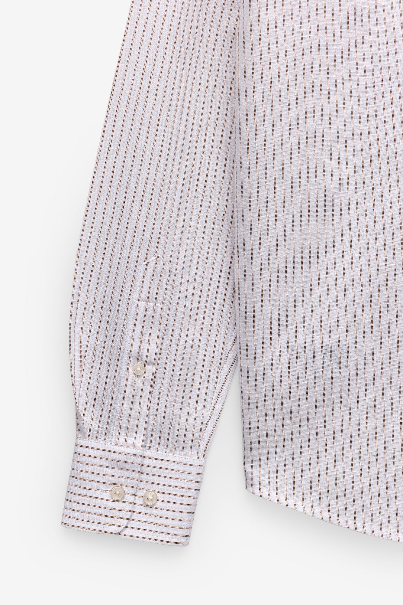 CAMISA RISCA DUPLA EM ALGODÃO E LINHO