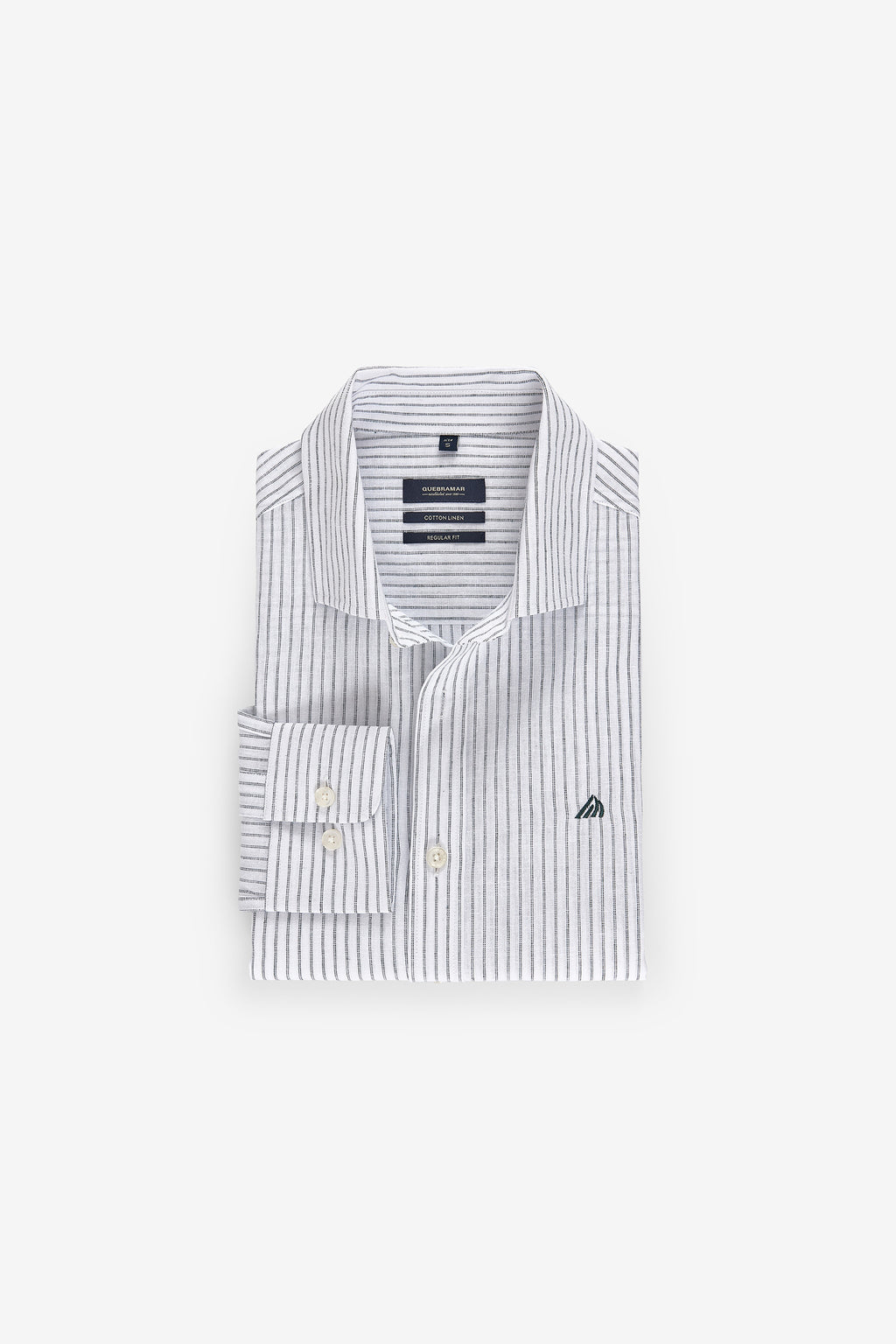 CAMISA RISCA DUPLA EM ALGODÃO E LINHO