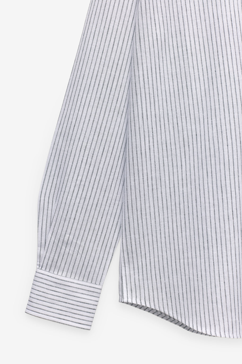 CAMISA RISCA DUPLA EM ALGODÃO E LINHO