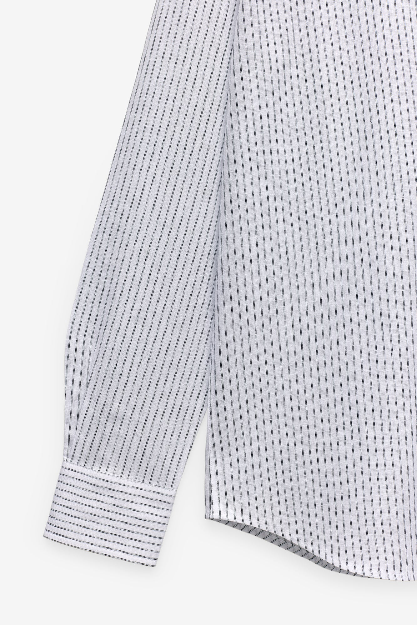 CAMISA RISCA DUPLA EM ALGODÃO E LINHO