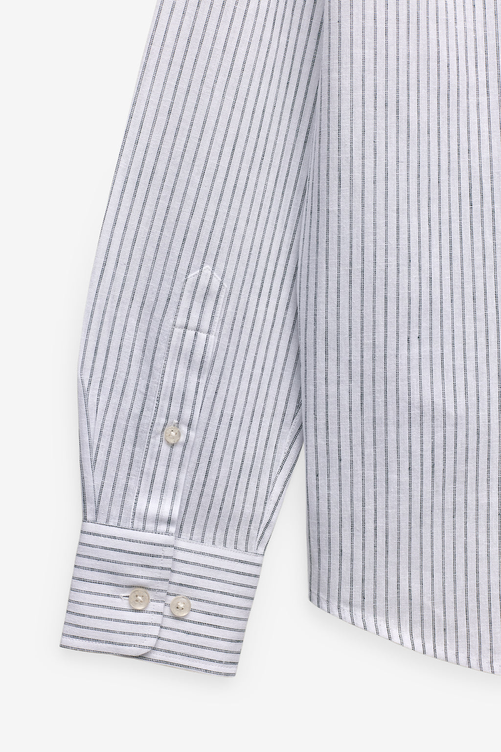 CAMISA RISCA DUPLA EM ALGODÃO E LINHO