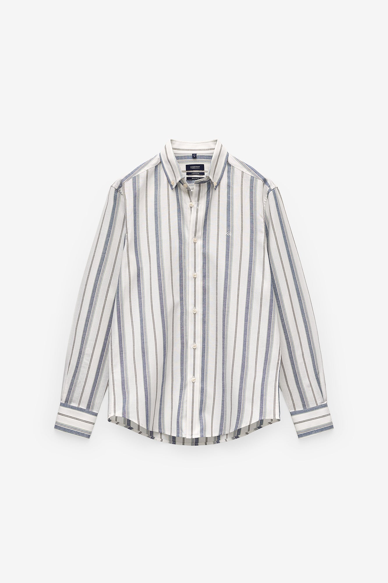 CAMISA MULTI-RISCAS ALGODÃO/LINHO