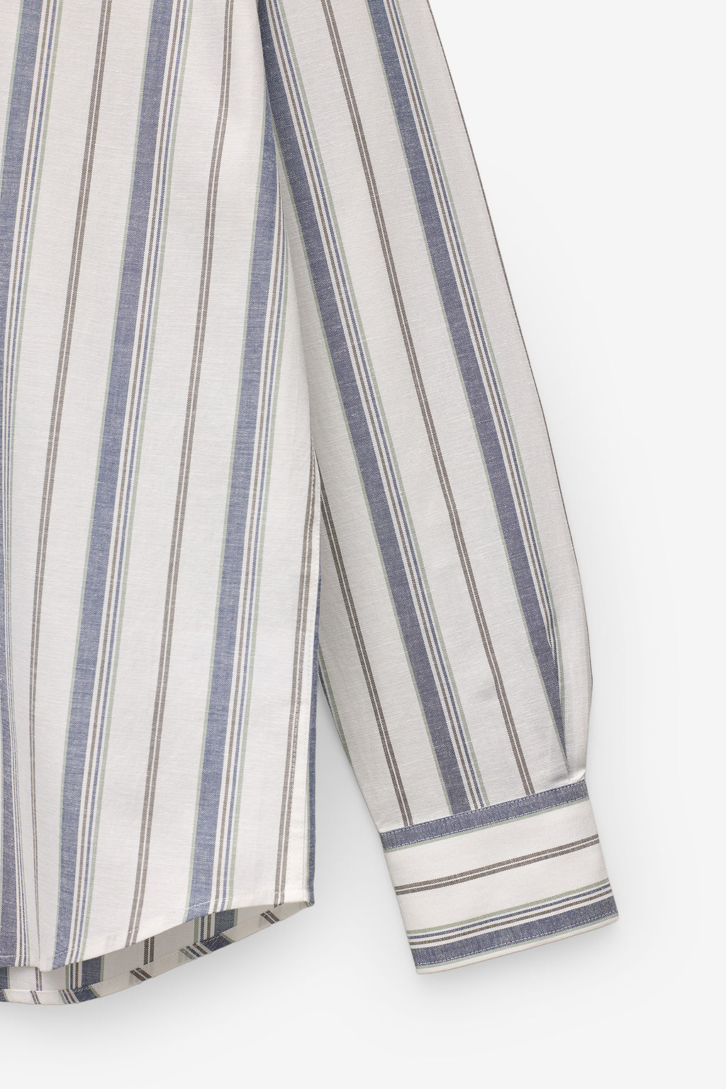 CAMISA MULTI-RISCAS ALGODÃO/LINHO