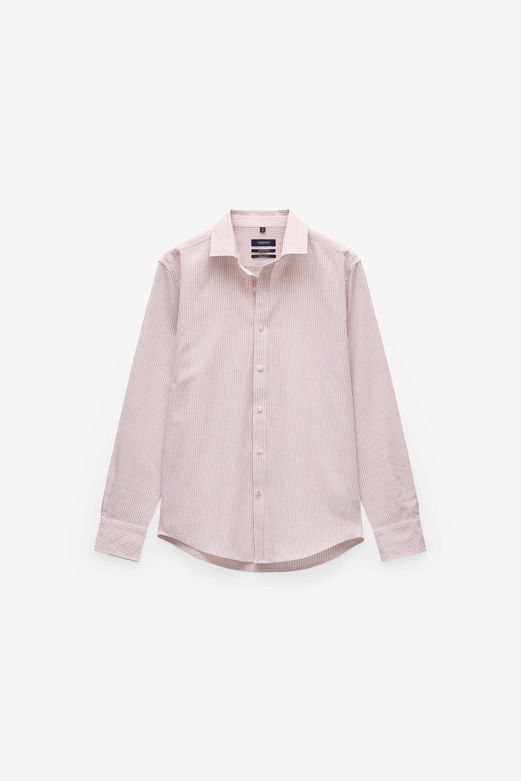 CAMISA ALGODÓN Y LINO A RAYAS