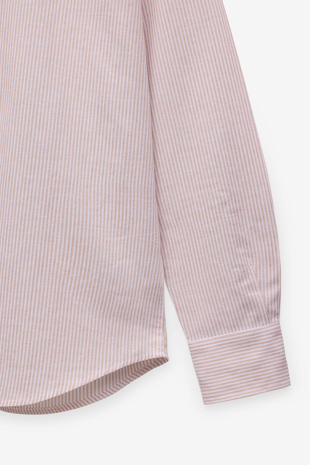 CAMISA ALGODÓN Y LINO A RAYAS