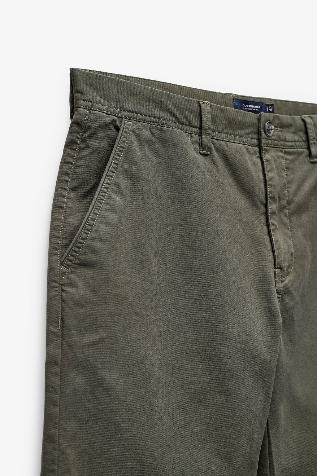 Pantalones cortos chinos de sarga