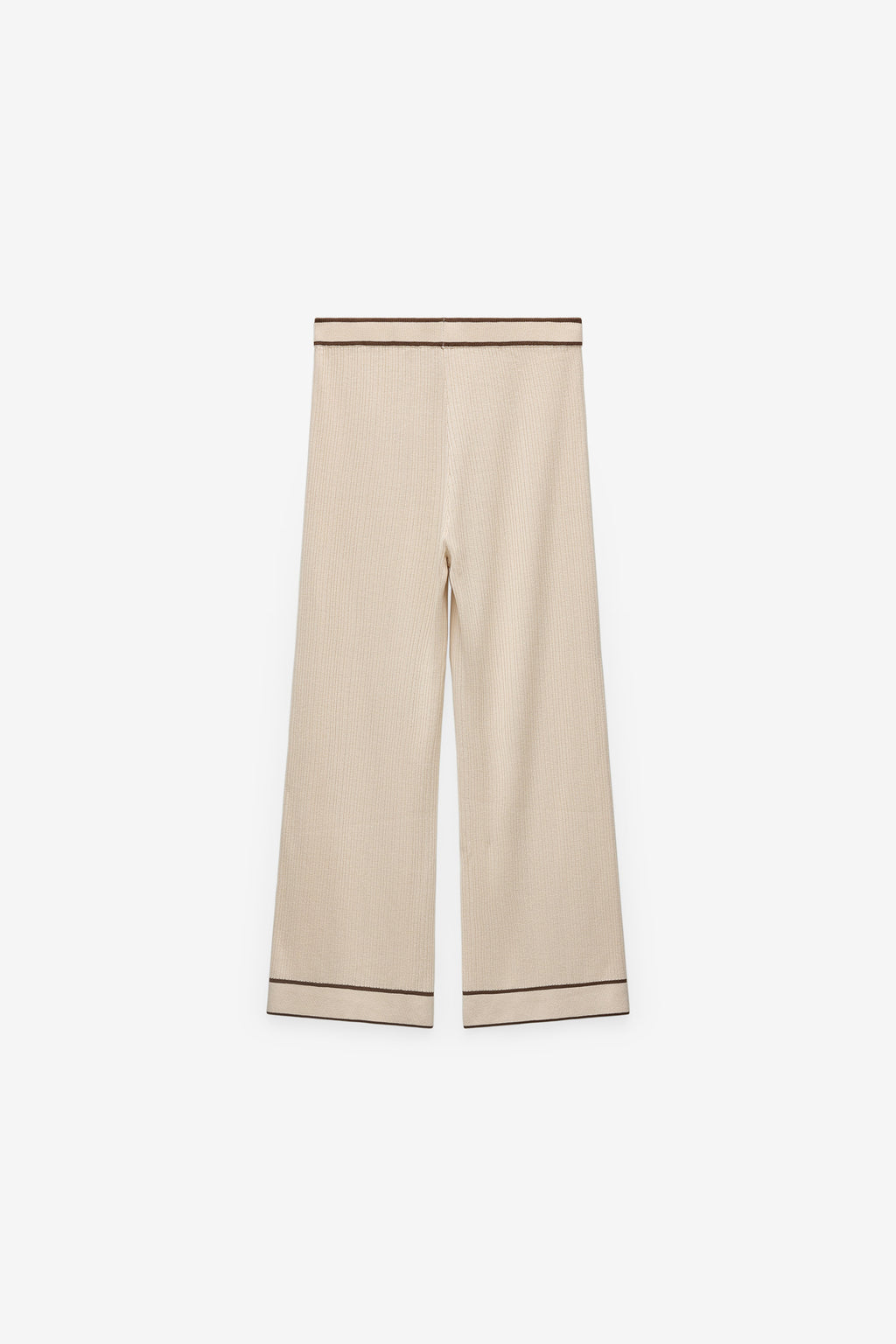 PANTALÓN DE PUNTO CON CONTRASTES