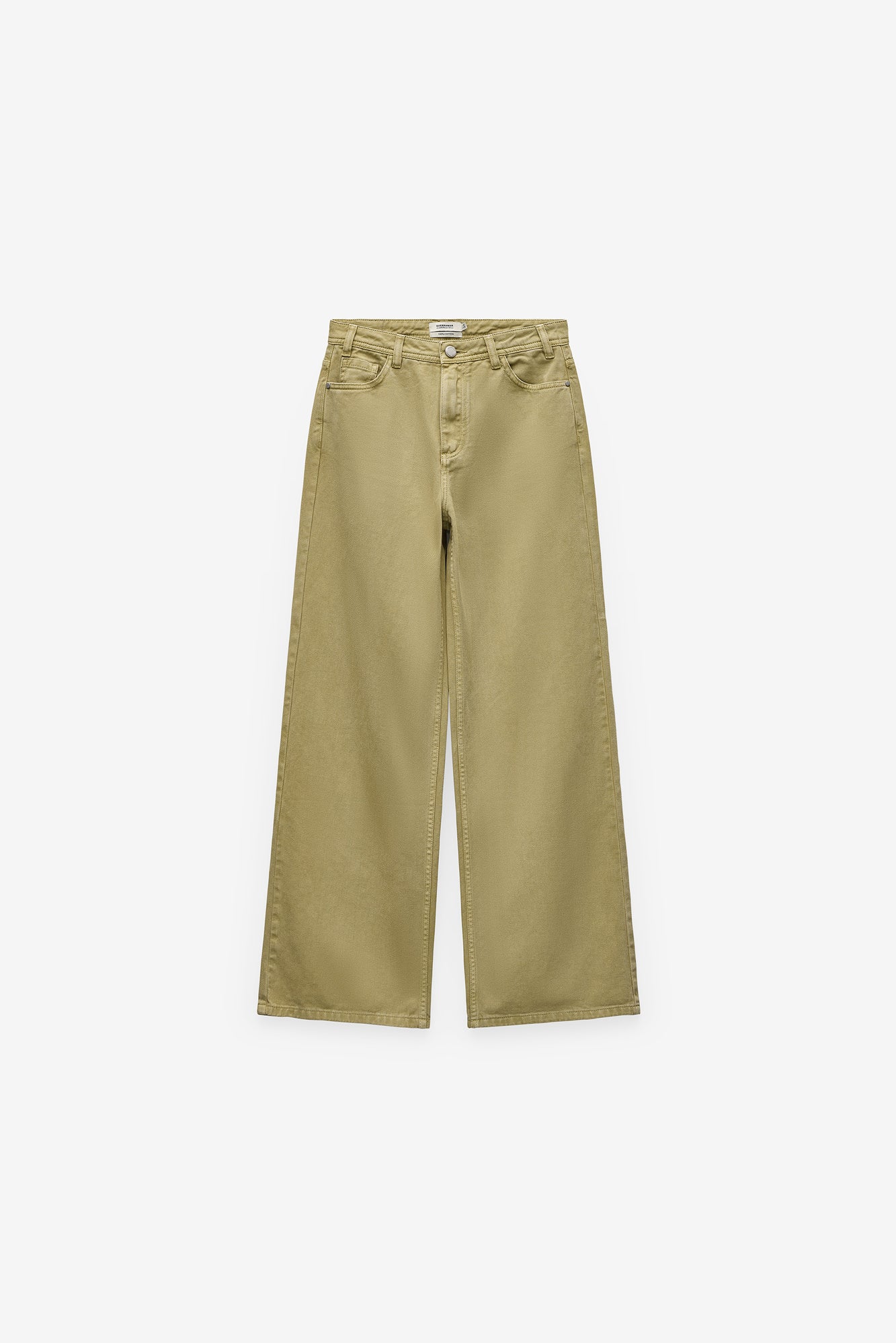 CALÇAS EM SARJA GARMENT DYE