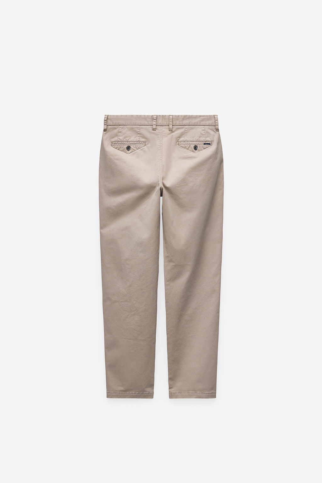 CALÇAS CHINO TAPERED FIT COM PINÇAS
