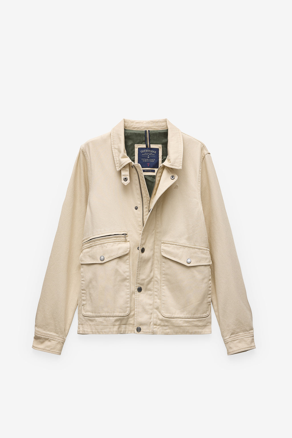 PARKA EM SARJA COM BOLSOS