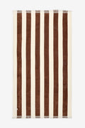 TOALHA JACQUARD ÀS RISCAS